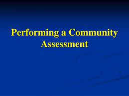 Community assessment presentation