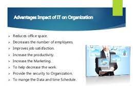Information technology on organizations.