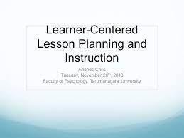 Learner-Centered Teaching Plan