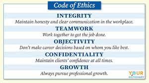 Professional Code of Ethics.