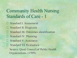 Public Health Nursing Standards
