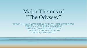 Theme in The Odyssey.
