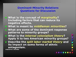 Dominant-minority relations.