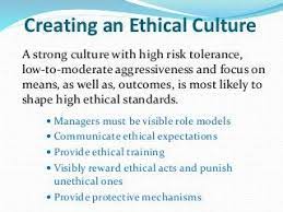 Developing an Ethical Culture.