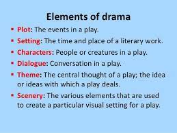   Elements of Drama.