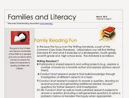 Family Literacy Newsletter.