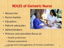 Gerontology nurse