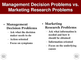 Management decision problem