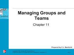  Managing groups and teams.