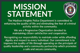 Police mission statements