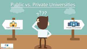 Public vs Private Colleges.