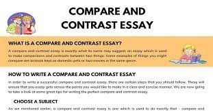 Compare and contrast Essay