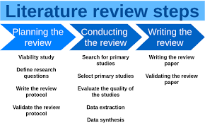 Conducting a literature review