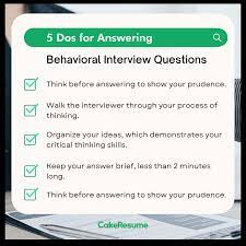 Designing Behavioral Interview Questions