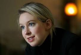 Elizabeth Holmes the founder of Theranos.