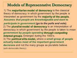 Models of representative democracy