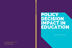 The impact of policy on education.