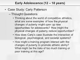 Adolescence case study.
