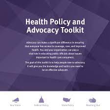 Advocacy for health policy.