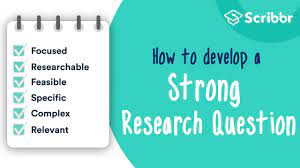 Develop a research question