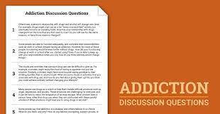 Discussion on addiction