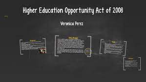 Higher Education Opportunity Act of 2008.
