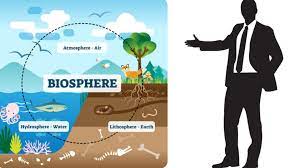 Humans and the biosphere.
