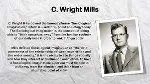 Mills Sociological Imagination