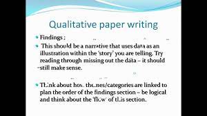 Qualitative Research Paper