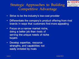 Strategic Approaches to Competitive Advantages.