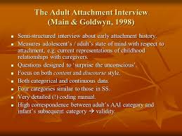 Adult Attachment Interview.