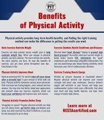 Health benefits of exercise training