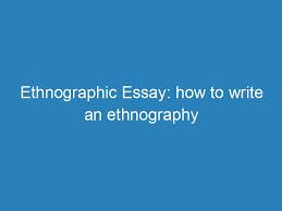 Personal Ethnography Assignment