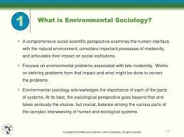 Questions on environmental sociology.
