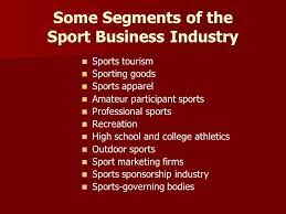Sport industry segments