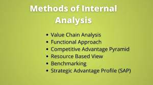  Analyzing organization's internal processes.