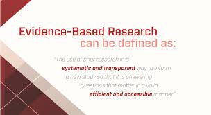 Evidence-based research findings