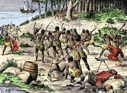 Killings on Hispaniola.