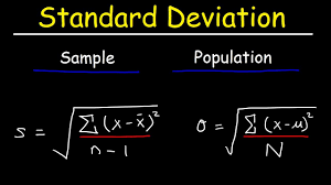 Population Standard Deviation.