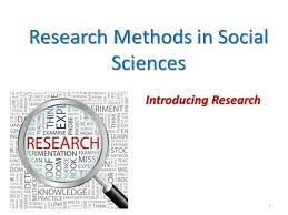 Research Methods for Social Sciences.