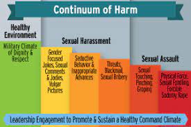 Sexual harassment and Sexual assault.