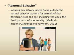 Abnormal child behavior