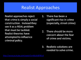 Approaches to crime policy.