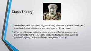 Aristotle's Stasis Theory