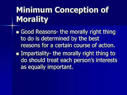 Conception of morality