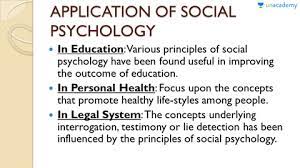 Applying Social Psychology Concepts
