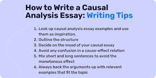 Causal analysis essay.