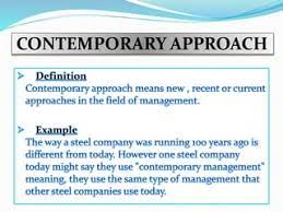 Contemporary Management Today