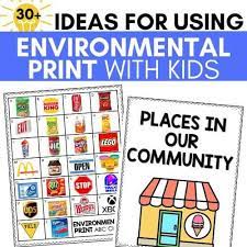 Environmental print in early childhood