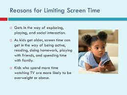 Limit screen Time For Kids.